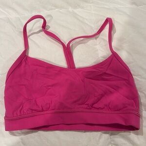 Lululemon sonic pink flow y bra
